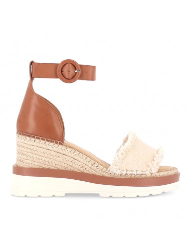 PRUE - BRANDY/BONE LEATHER