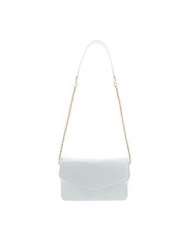 ROSIE CROSS BODY BAG - WHITE PATENT