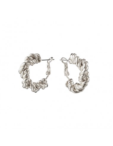 FALCO HOOPS EARRINGS - POLISHED SILVER