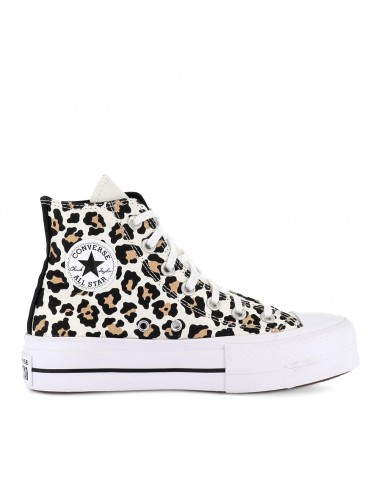 ALL STAR LIFT HI LEOPARD LOVE  - WHITE BLACK EPIC DUNE