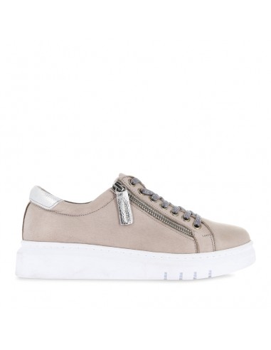 TATTER FRESH - TAUPE/SILVER LEATHER