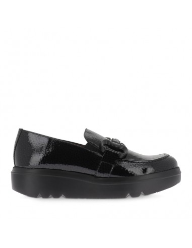 ALMA A-2821 - BLACK PATENT-BLACK SOLE