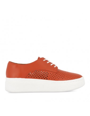 DERBY CITY PUNCH - TANGERINE LEATHER