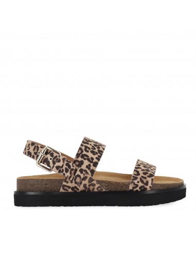 HUNTER - CAMEL LEOPARD PRINT LEATHER