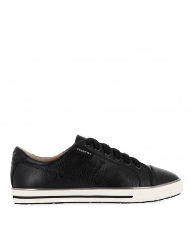 NAT III - BLACK/WHITE LEATHER