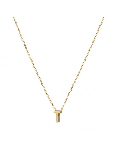 T NECKLACE - GOLD