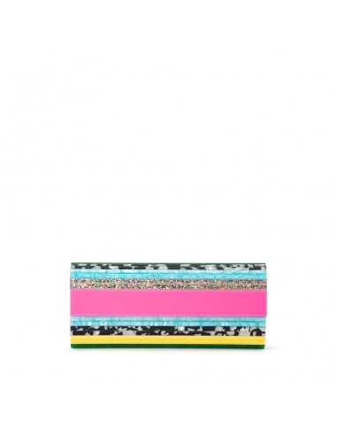 CLARA ACRYLIC CLUTCH - MULTI