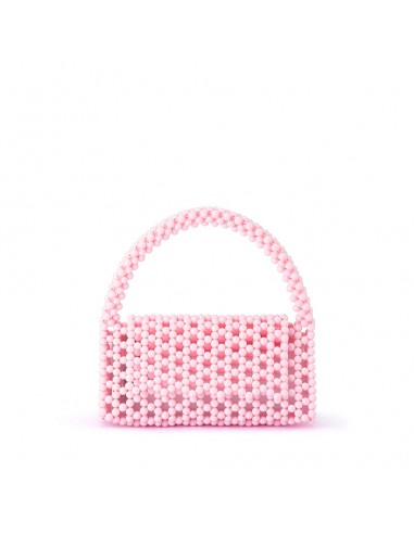 AMRITA BEAD TOP HANDLE BAG - PINK