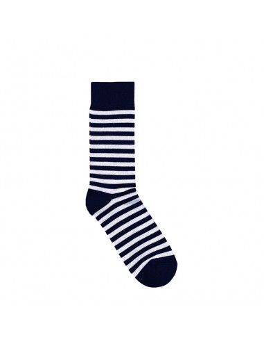 STRIPE SOCK - NAVY