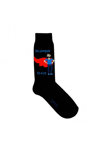 SUPER DAD SOCK - BLACK