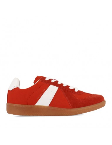 MELBA - RED WHITE LEATHER